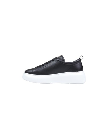 Baskets femme Armani Exchange noires en cuir | choixmode.fr