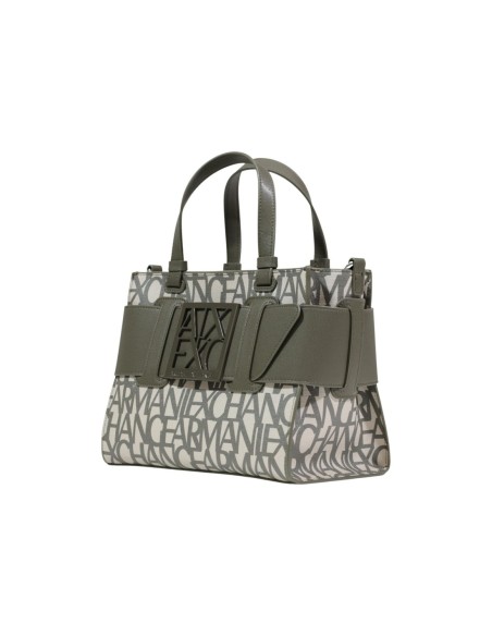 Sac à main femme Armani Exchange vert imprimé | choixmode.fr