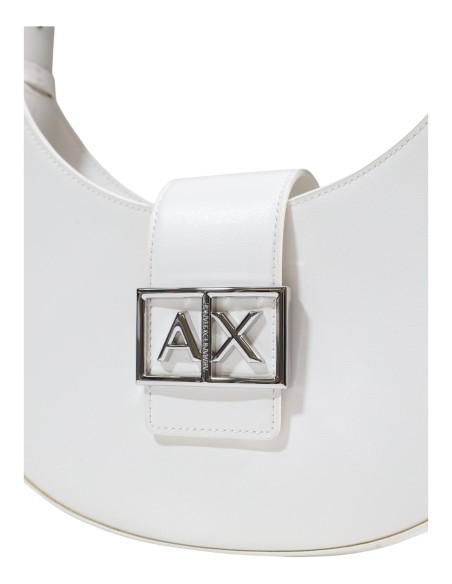 Sac à main femme Armani Exchange blanc structuré | choixmode.fr