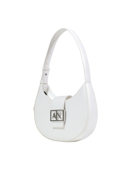 Sac à main femme Armani Exchange blanc structuré | choixmode.fr