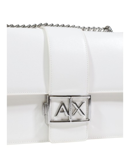 Sac bandoulière femme Armani Exchange blanc | choixmode.fr