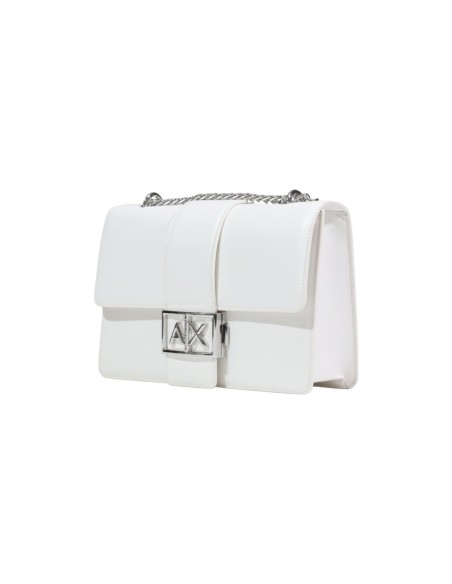 Sac bandoulière femme Armani Exchange blanc | choixmode.fr