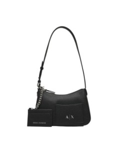 Sac à main femme Armani-Exchange noir zippé | choixmode.fr