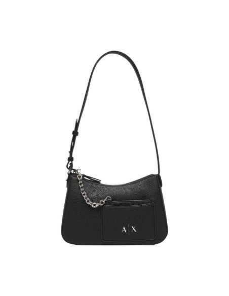 Sac à main femme Armani-Exchange noir zippé | choixmode.fr