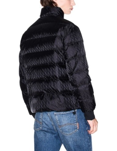 Veste homme Armani Exchange noire col montant | choixmode.fr