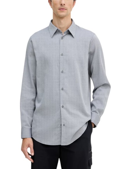 Chemise homme Armani Exchange blanche imprimée | choixmode.fr