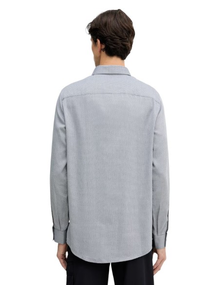 Chemise homme Armani Exchange blanche imprimée | choixmode.fr