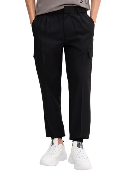 Pantalon cargo homme Armani Exchange noir moderne | choixmode.fr
