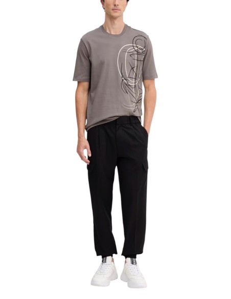 Pantalon cargo homme Armani Exchange noir moderne | choixmode.fr