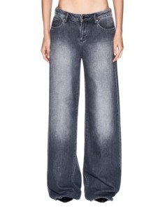 Jean femme Armani Exchange gris en coton | choixmode.fr