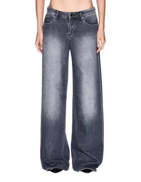 Jean femme Armani Exchange gris en coton | choixmode.fr