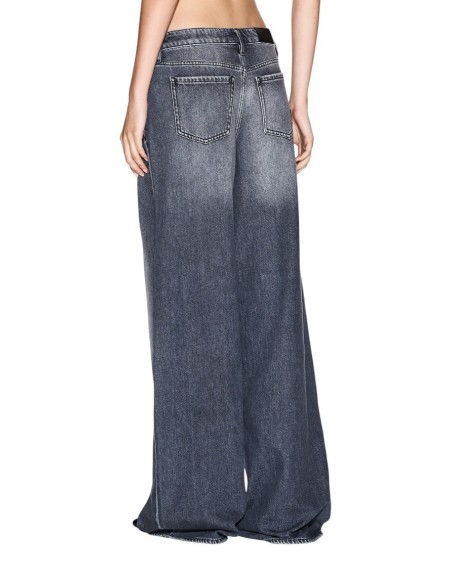 Jean femme Armani Exchange gris en coton | choixmode.fr