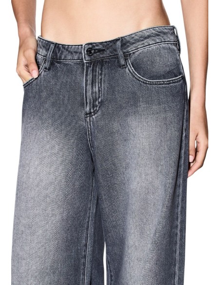 Jean femme Armani Exchange gris en coton | choixmode.fr