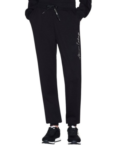 Pantalon femme Armani Exchange noir à lacets | choixmode.fr