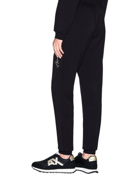 Pantalon femme Armani Exchange noir à lacets | choixmode.fr