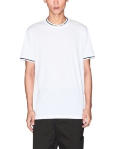 T-shirt homme Armani Exchange blanc en coton | choixmode.fr