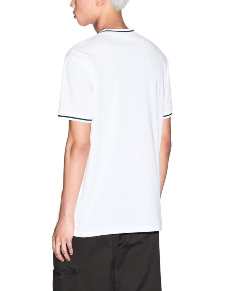 T-shirt homme Armani Exchange blanc en coton | choixmode.fr
