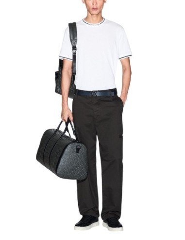 T-shirt homme Armani Exchange blanc en coton | choixmode.fr