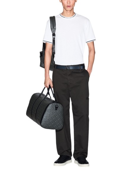 T-shirt homme Armani Exchange blanc en coton | choixmode.fr
