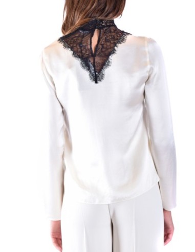 Blouse femme Armani Exchange blanche en soie | choixmode.fr