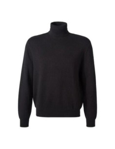 Pull homme Armani-Exchange noir col montant | choixmode.fr