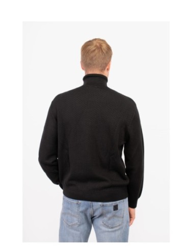 Pull homme Armani-Exchange noir col montant | choixmode.fr