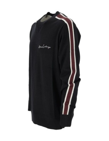 Pull homme Armani Exchange bleu en laine mélangée | choixmode.fr