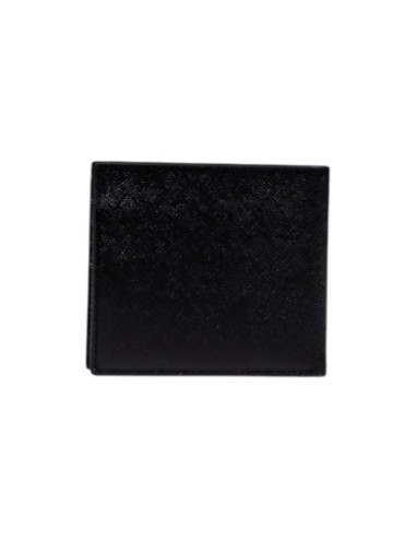 Portefeuille homme Armani Exchange compact en cuir noir | choixmode.fr