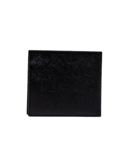 Portefeuille homme Armani Exchange compact en cuir noir | choixmode.fr