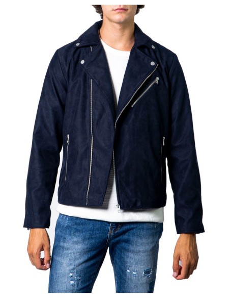 Veste homme Jack & Jones bleue zippée | choixmode.fr