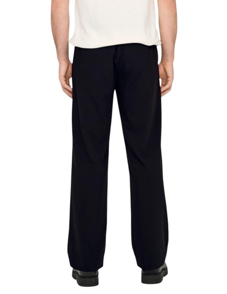 Pantalon homme Only & Sons noir élégant | choixmode.fr