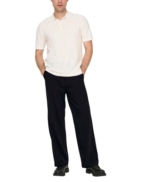 Pantalon homme Only & Sons noir élégant | choixmode.fr