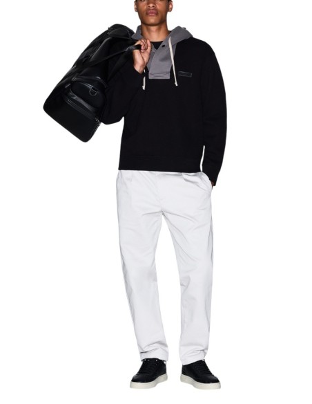 Sweat homme Armani Exchange noir à capuche | choixmode.fr