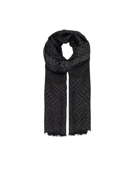 Écharpe homme Armani Exchange noire imprimée | choixmode.fr