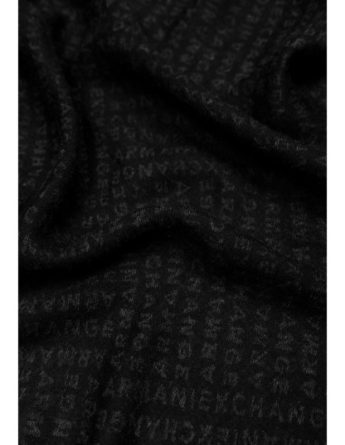Écharpe homme Armani Exchange noire imprimée | choixmode.fr