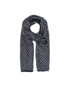 Écharpe homme Armani Exchange bleue imprimée | choixmode.fr