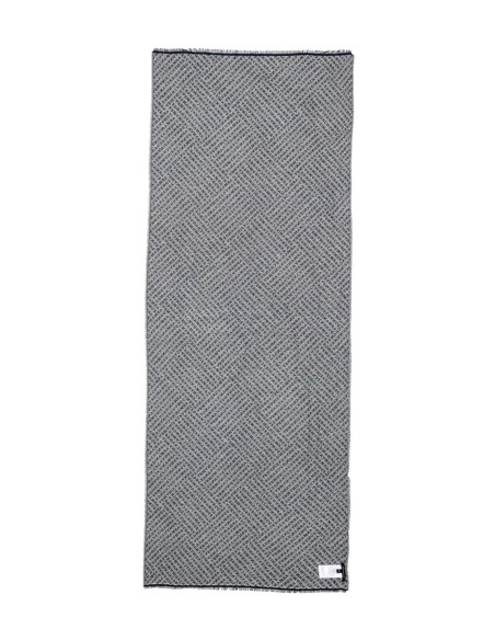 Écharpe homme Armani Exchange bleue imprimée | choixmode.fr
