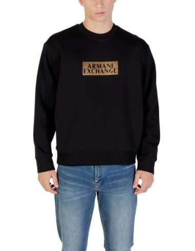 Sweat homme Armani Exchange noir imprimé | choixmode.fr