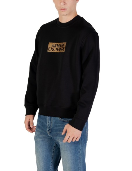 Sweat homme Armani Exchange noir imprimé | choixmode.fr