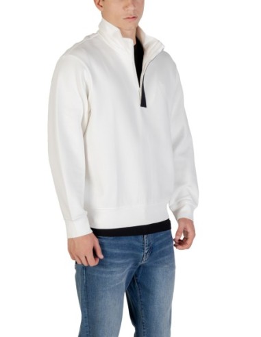 Sweat homme Armani Exchange blanc stretch | choixmode.fr