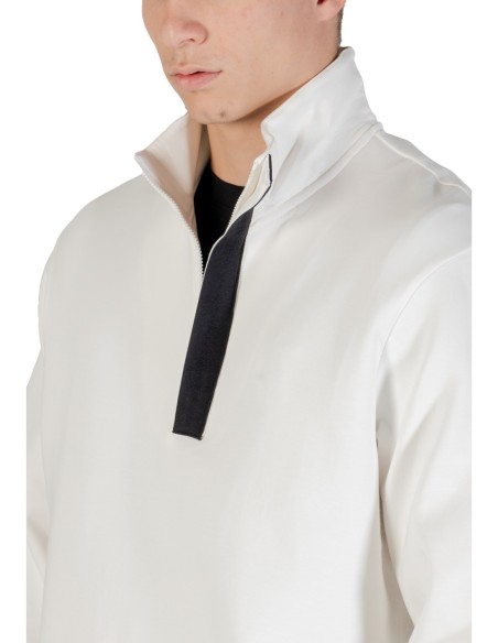 Sweat homme Armani Exchange blanc stretch | choixmode.fr