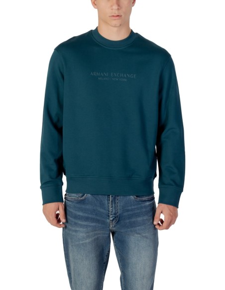 Sweat homme Armani Exchange vert coton | choixmode.fr