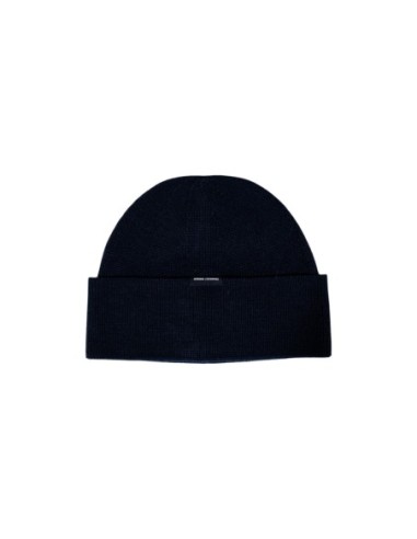 Bonnet homme Armani Exchange bleu laine coton | choixmode.fr