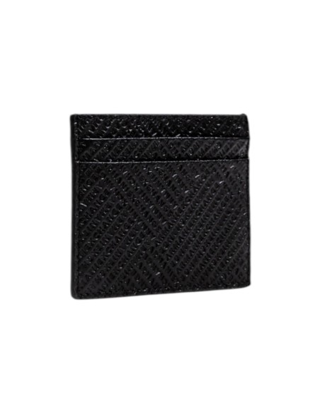 Portefeuille homme Armani Exchange noir cuir compact | choixmode.fr