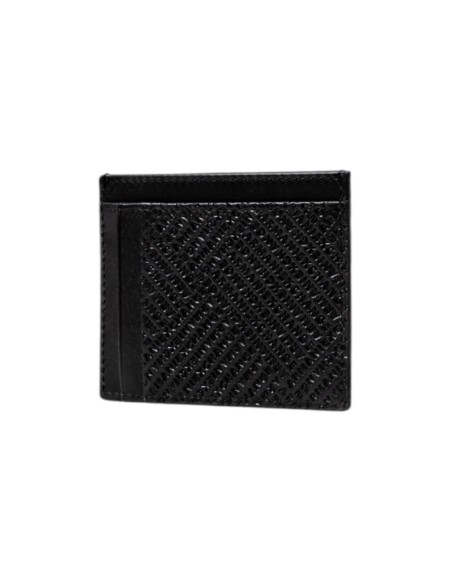 Portefeuille homme Armani Exchange noir cuir compact | choixmode.fr