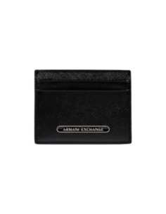 Portefeuille homme Armani Exchange cuir noir imprimé | choixmode.fr
