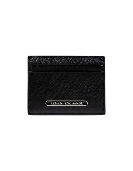 Portefeuille homme Armani Exchange cuir noir imprimé | choixmode.fr