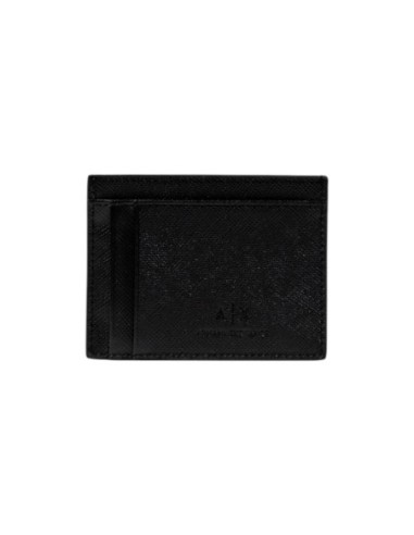 Portefeuille homme Armani Exchange cuir noir imprimé | choixmode.fr