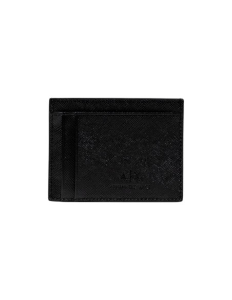 Portefeuille homme Armani Exchange cuir noir imprimé | choixmode.fr