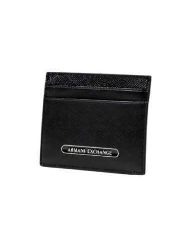 Portefeuille homme Armani Exchange cuir noir imprimé | choixmode.fr